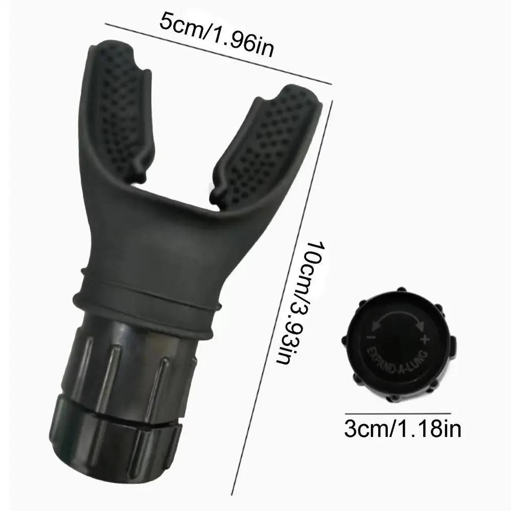 Lung Exerciser Device Deep Breathing Exerciser Portable Breathing Lung Trainer with Adjustable Intensity Knob Improve Strength