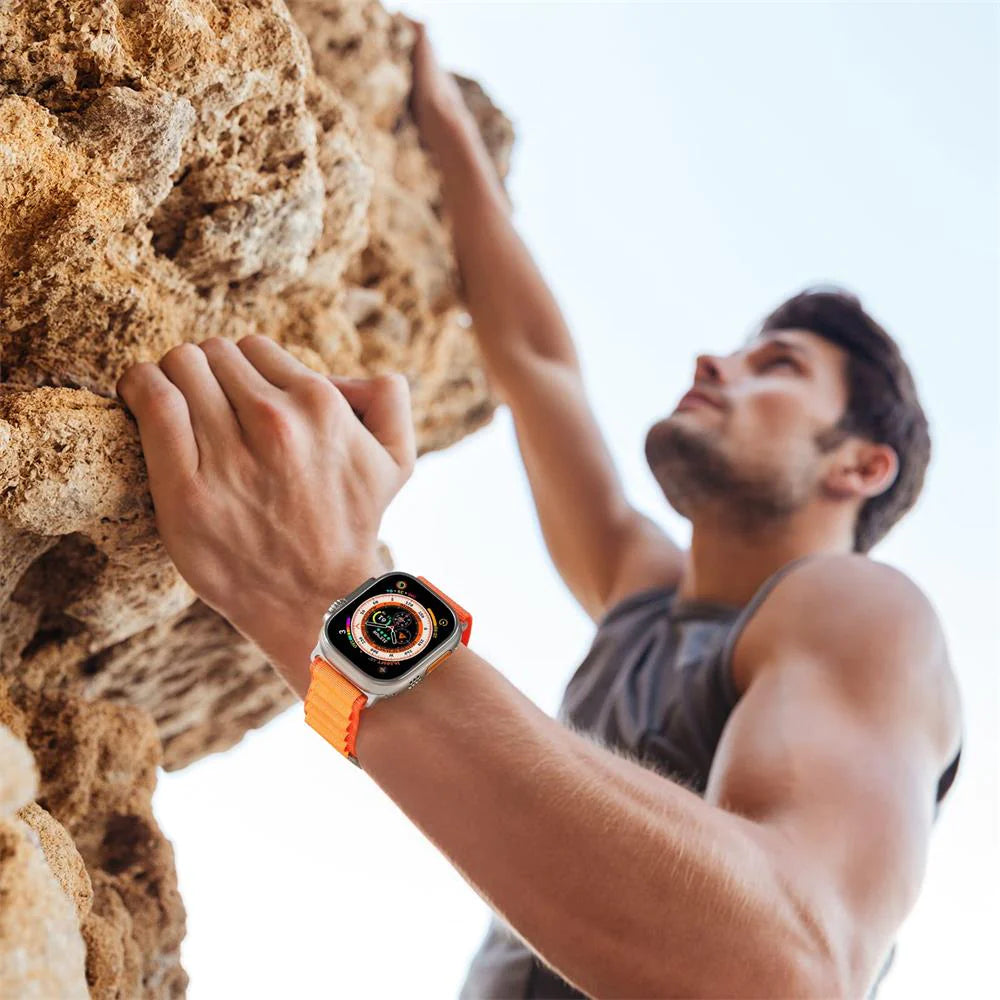 Alpine Loop Band for Apple Watch Strap 49Mm 44Mm 40Mm 45Mm 41Mm 42Mm 38Mm 40 44 45 Mm Bracelet Iwatch Ultra Series 7 6 5 3 Se 8