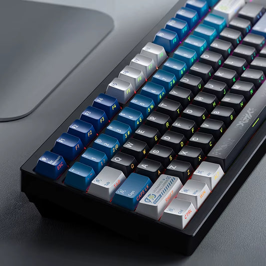 Mechanical Original Side Engraving PBT Five-Sided Thermal Sublimation Transparent Mechanical Keyboard Keycaps