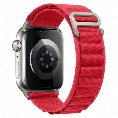 Alpine Loop Band for Apple Watch Strap 49Mm 44Mm 40Mm 45Mm 41Mm 42Mm 38Mm 40 44 45 Mm Bracelet Iwatch Ultra Series 7 6 5 3 Se 8